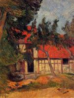 Gauguin, Paul - Stable near Dieppe